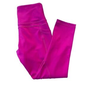 ZYIA Hot Pink Light N Tight Cropped Leggings Size 0